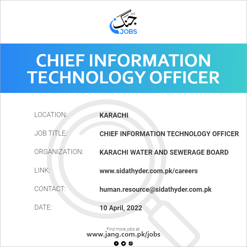 Chief Information Technology Officer