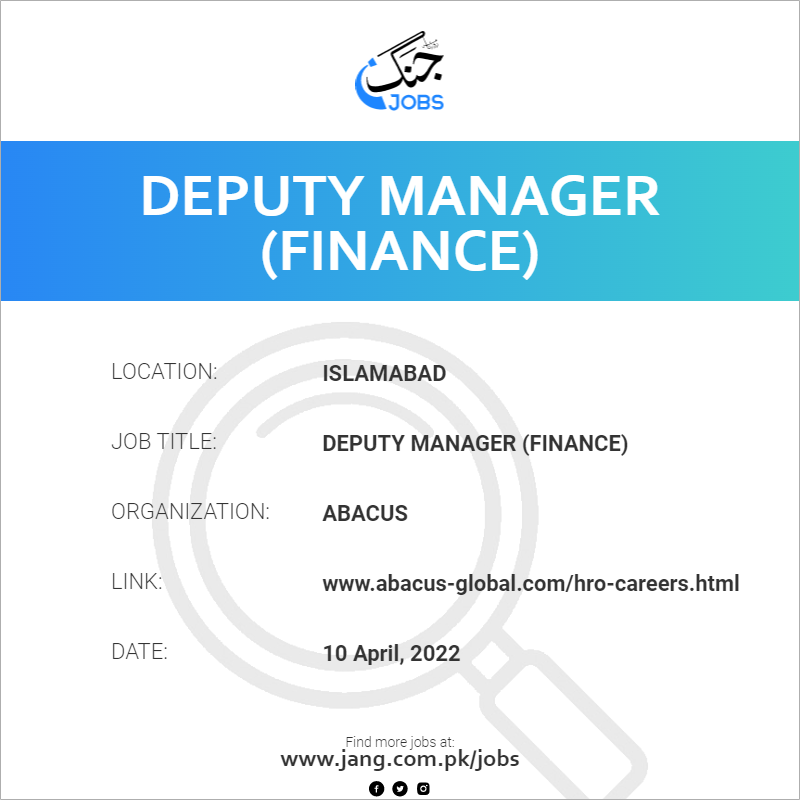 deputy-manager-finance-job-abacus-jobs-in-islamabad-40700