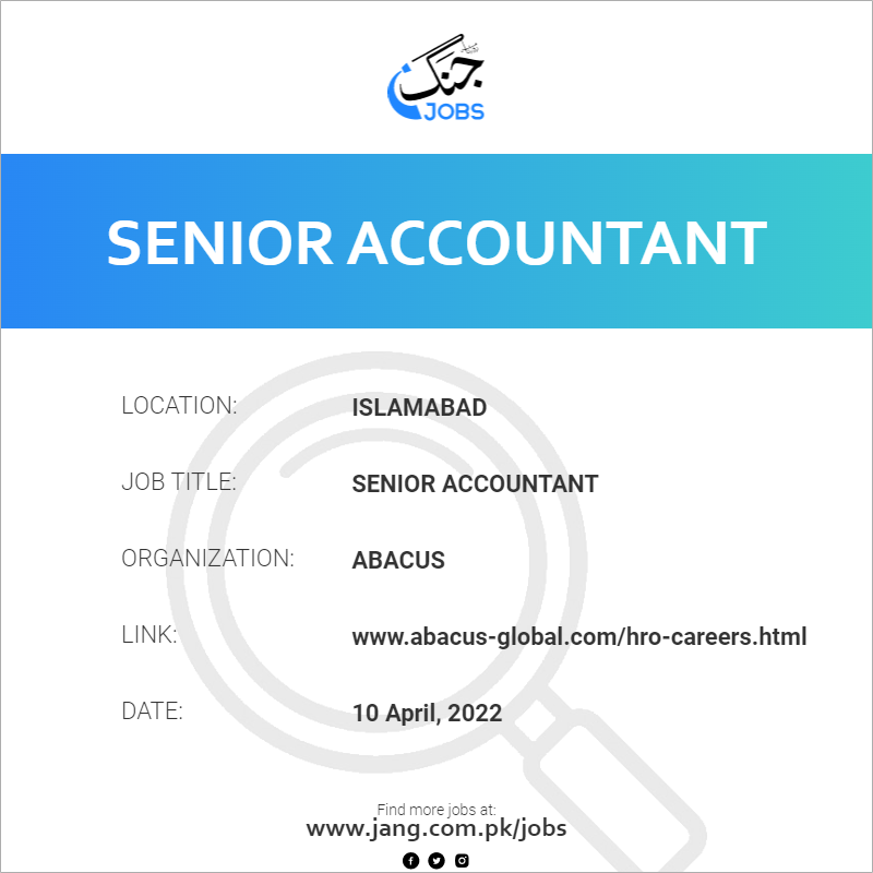 Senior Accountant