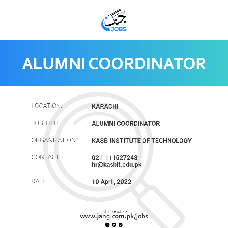 Alumni Coordinator