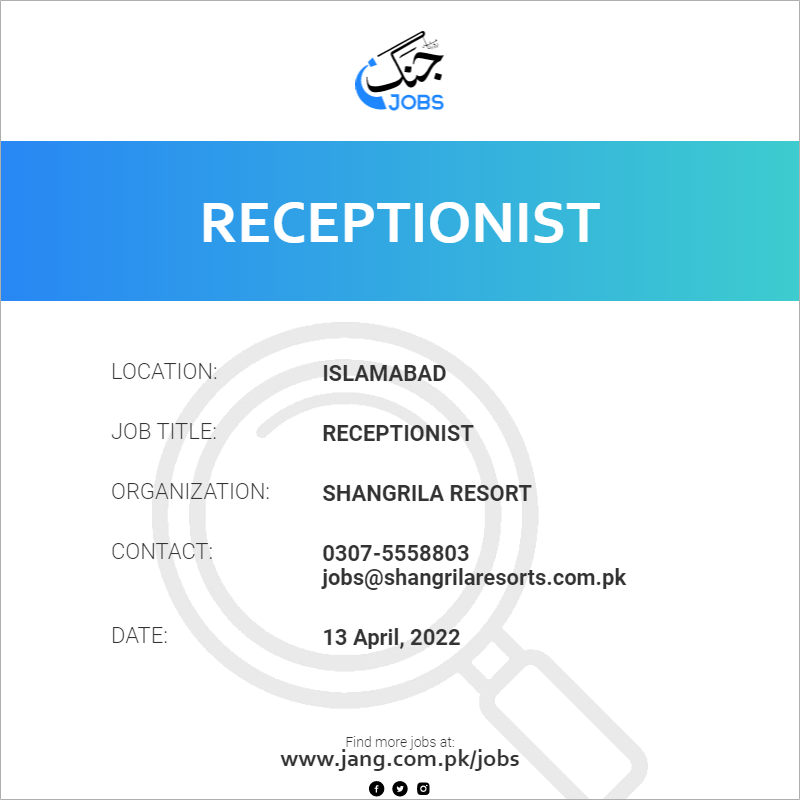 Receptionist