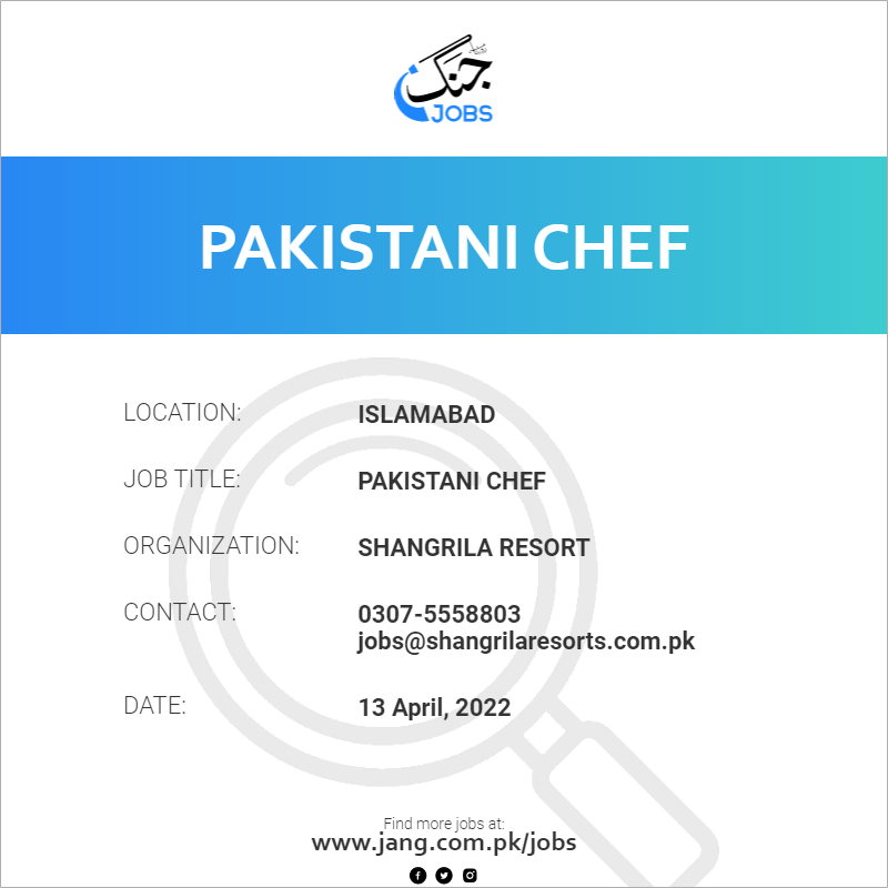 Pakistani Chef