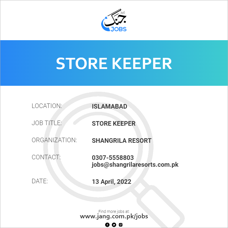 Store Keeper