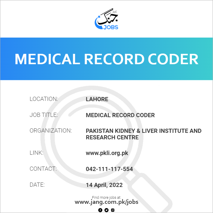 Medical Record Coder