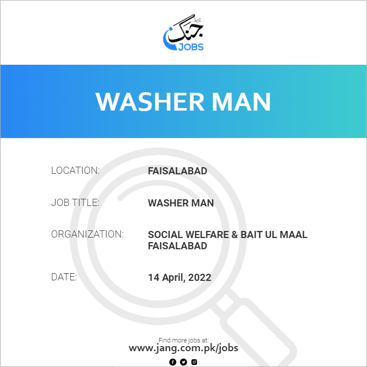 Washer Man