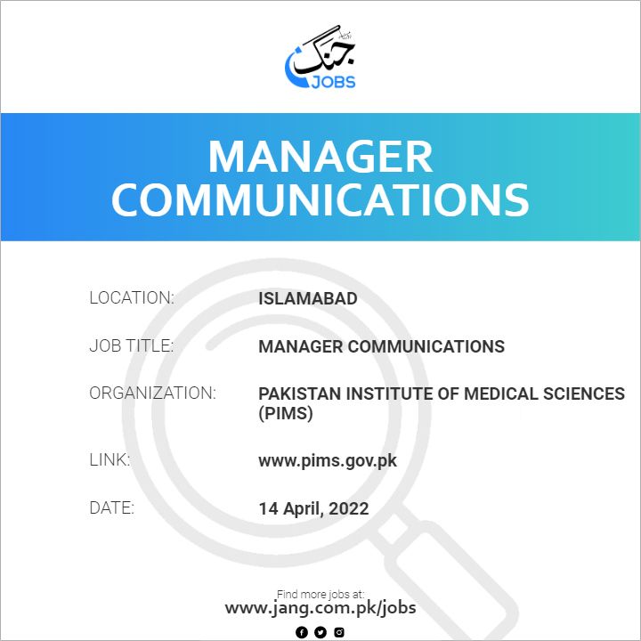Manager Communications