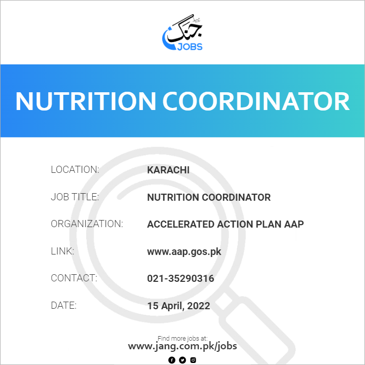 nutrition-coordinator-job-accelerated-action-plan-aap-jobs-in