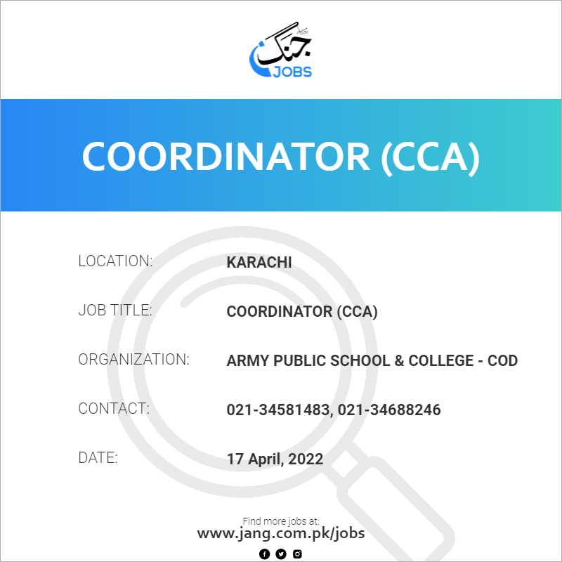 Coordinator (CCA)