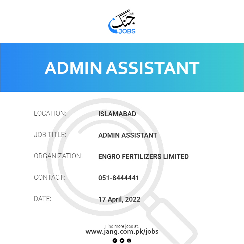 Admin Assistant