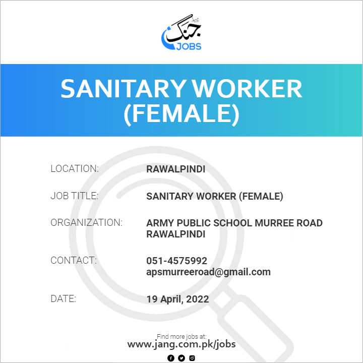 Sanitary Worker (Female)