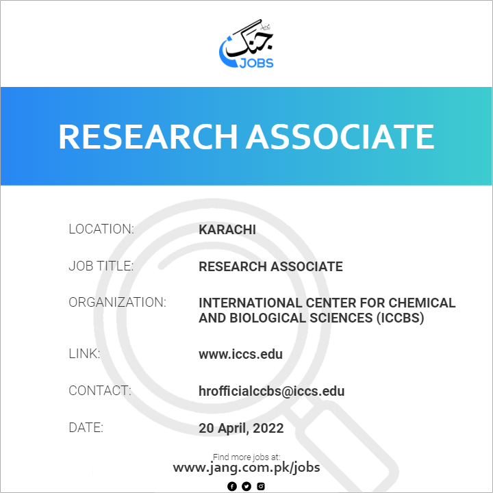 Research Associate