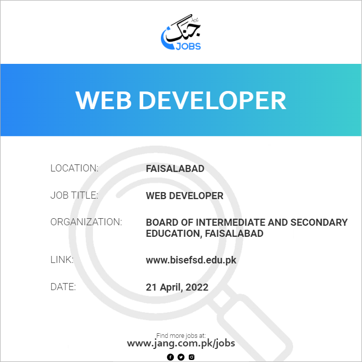 Web Developer