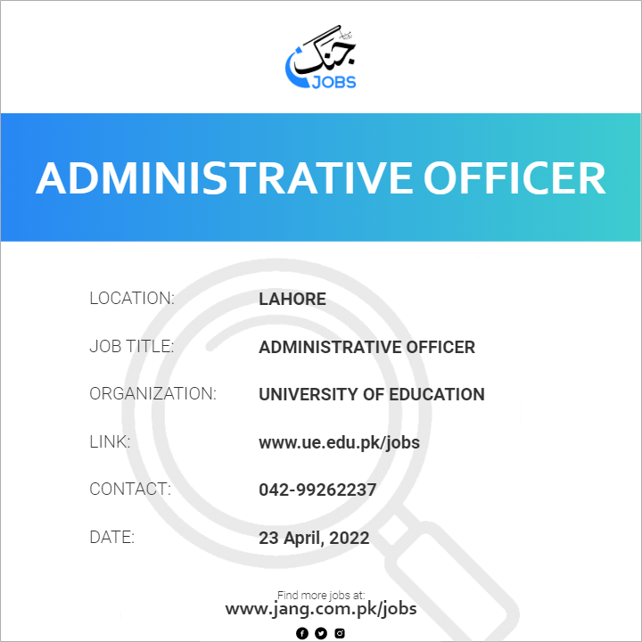 Administrative Officer