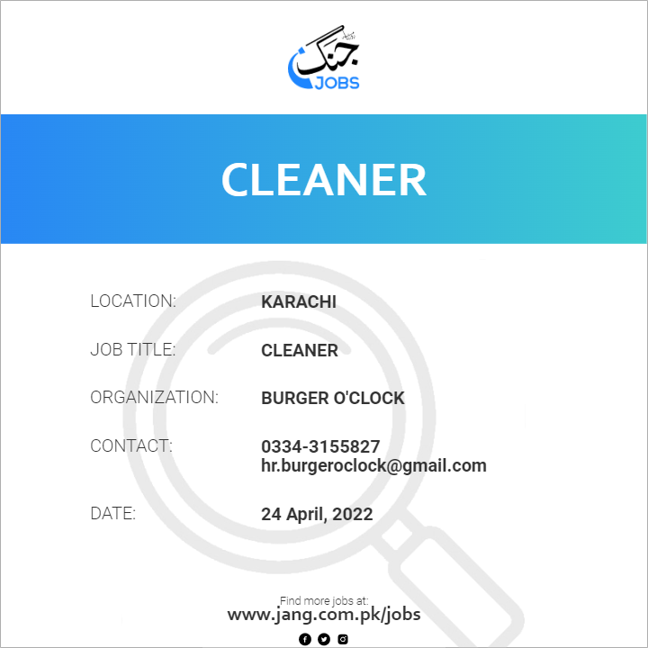 Cleaner