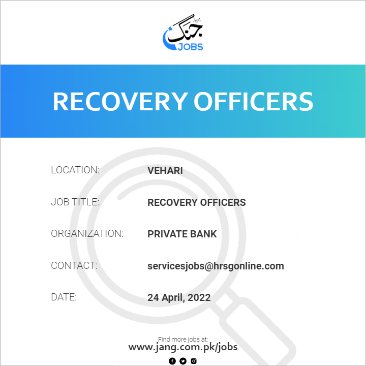 Recovery Officers