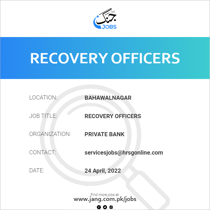 Recovery Officers