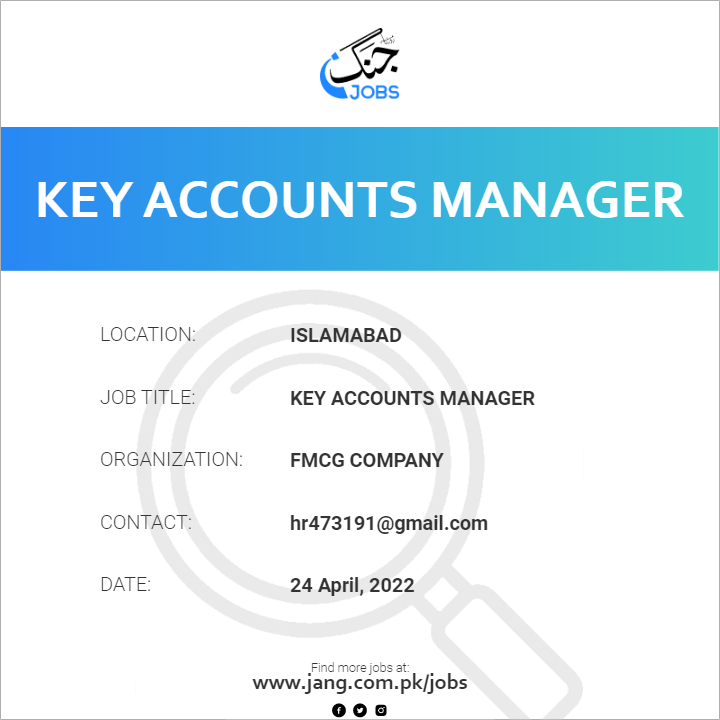 Key Accounts Manager