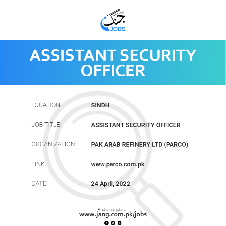 Assistant Security Officer