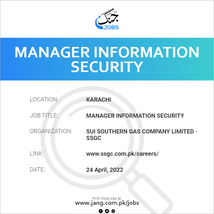 Manager Information Security