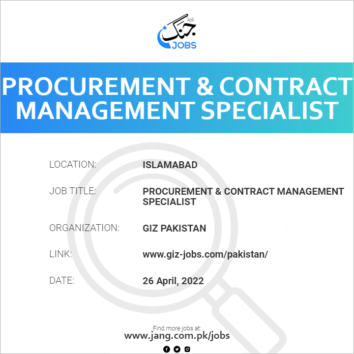 Procurement & Contract Management Specialist