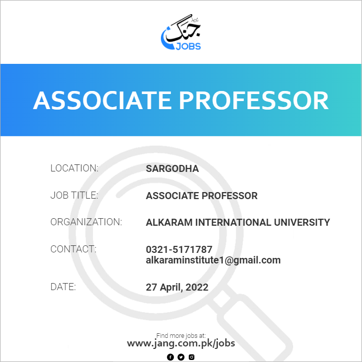 Associate Professor