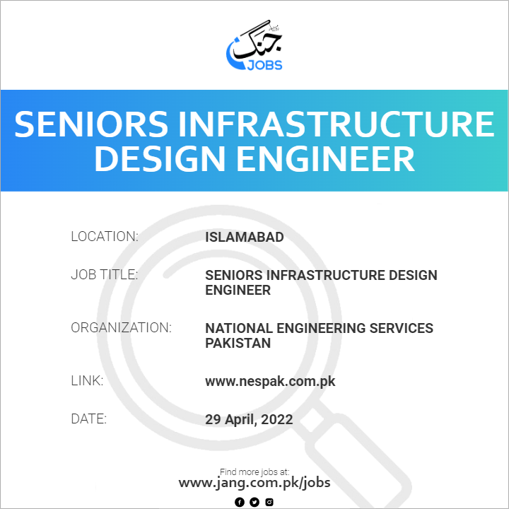 Seniors Infrastructure Design Engineer 