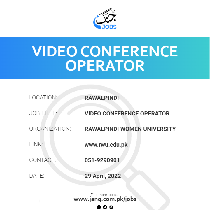 Video Conference Operator