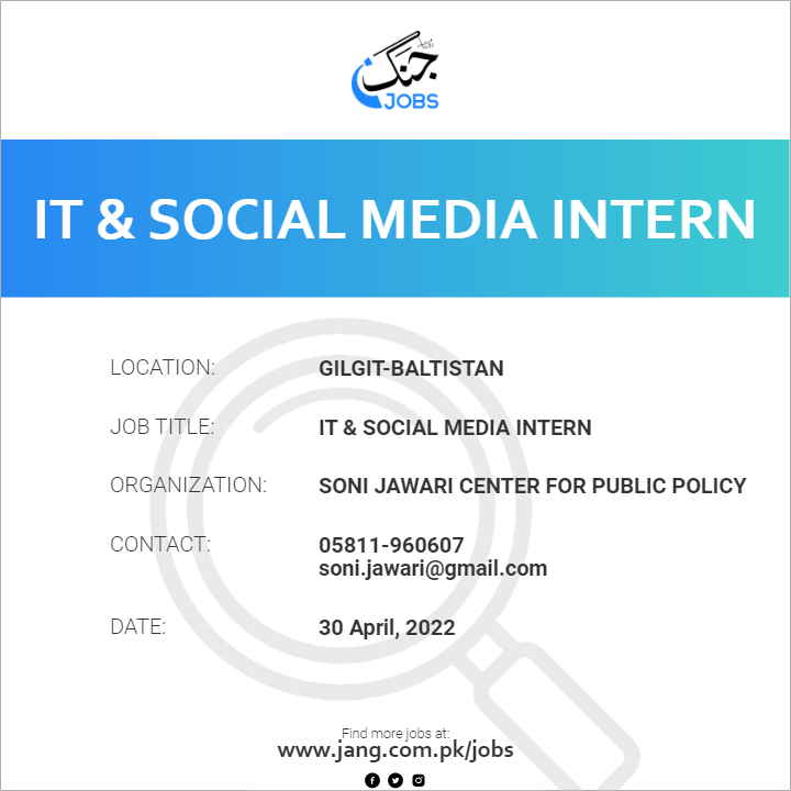IT & Social Media Intern