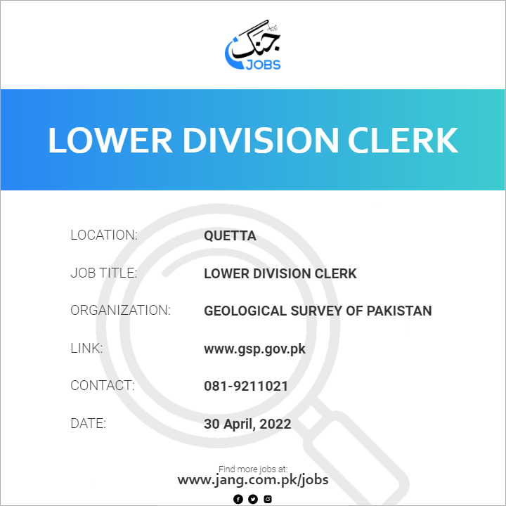 Lower Division Clerk