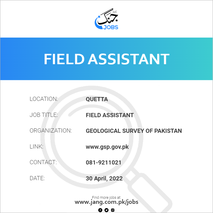 Field Assistant