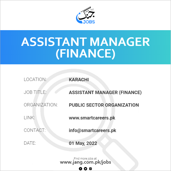 Assistant Manager (Finance)