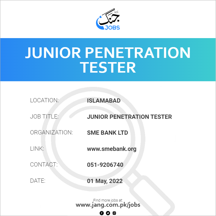 Junior Penetration Tester