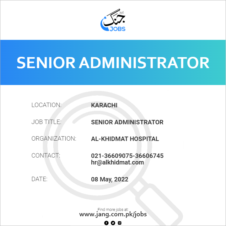 Senior Administrator