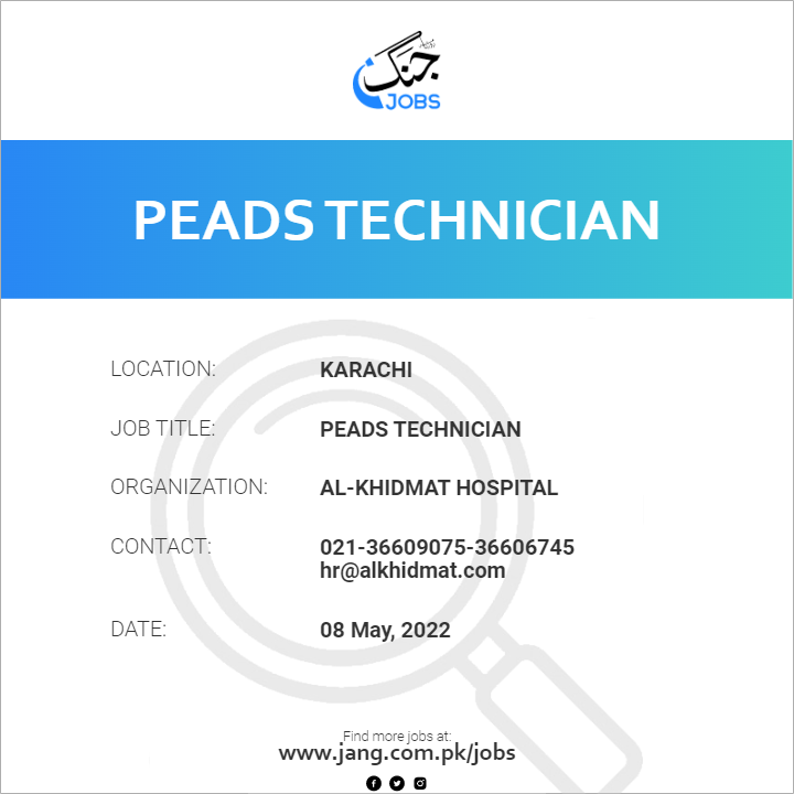 Peads Technician