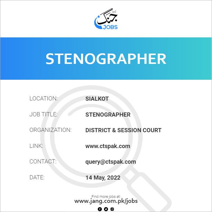 Stenographer