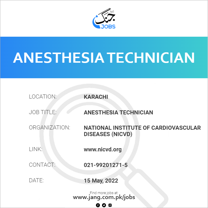 Anesthesia Technician