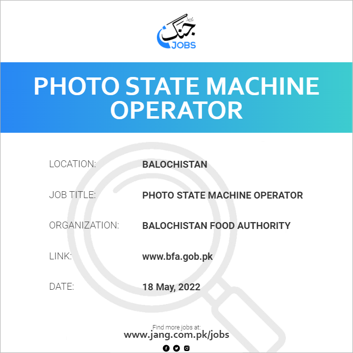 Photo State Machine Operator