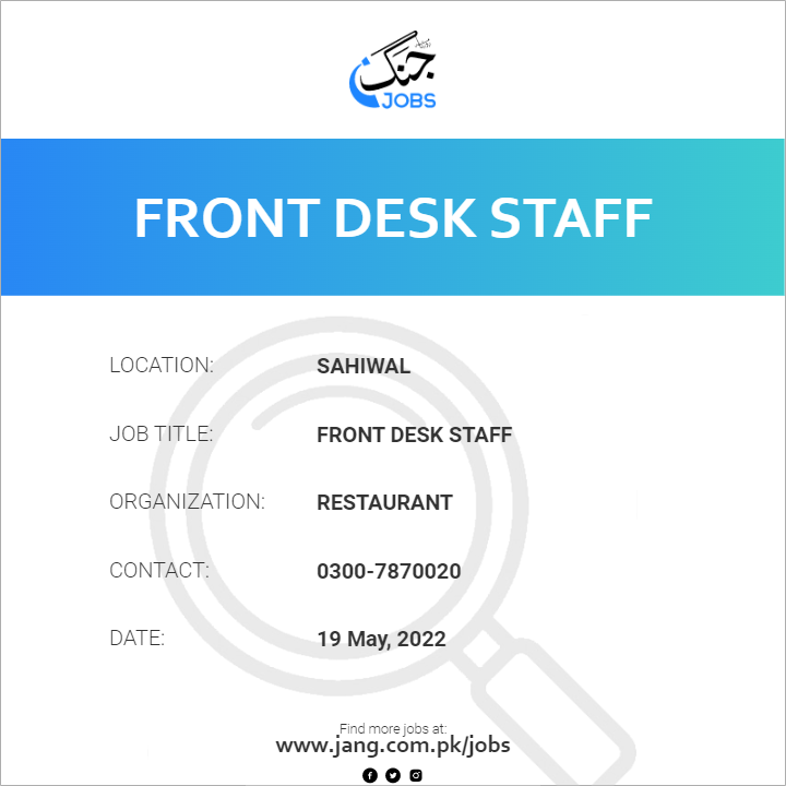 front-desk-staff-job-restaurant-jobs-in-sahiwal-43463