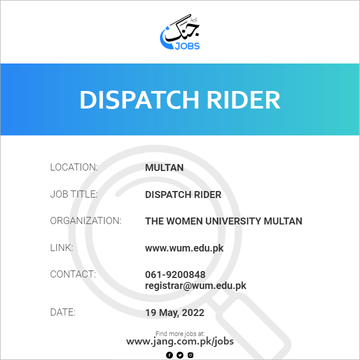 Dispatch Rider