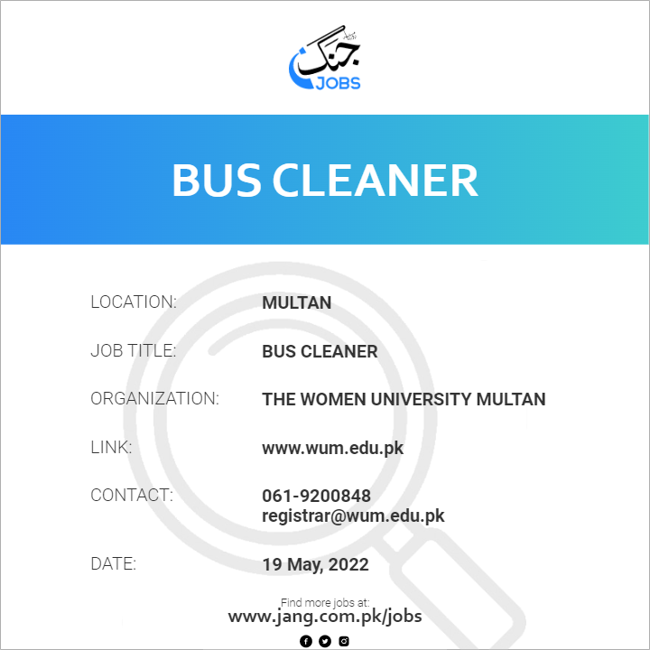 Bus Cleaner