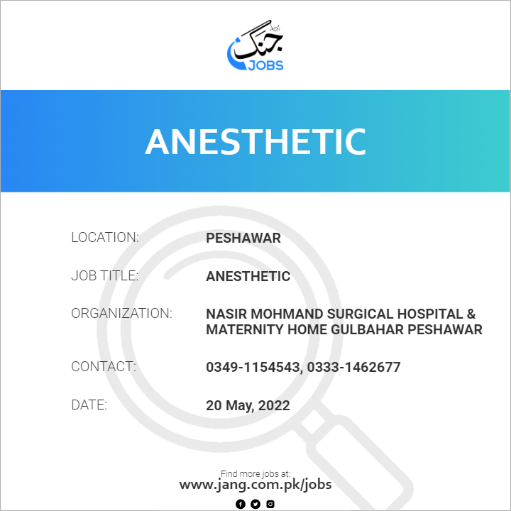 Anesthetic
