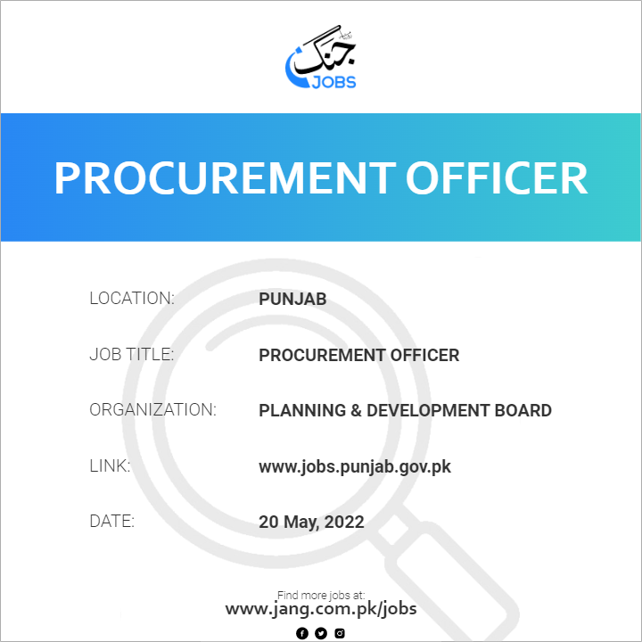 Procurement Officer