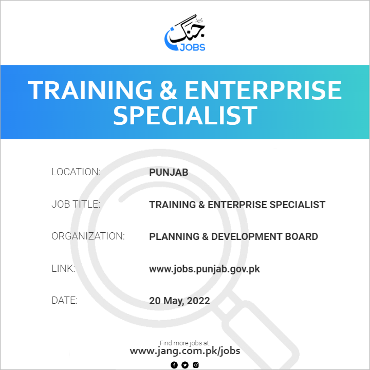 Training & Enterprise Specialist