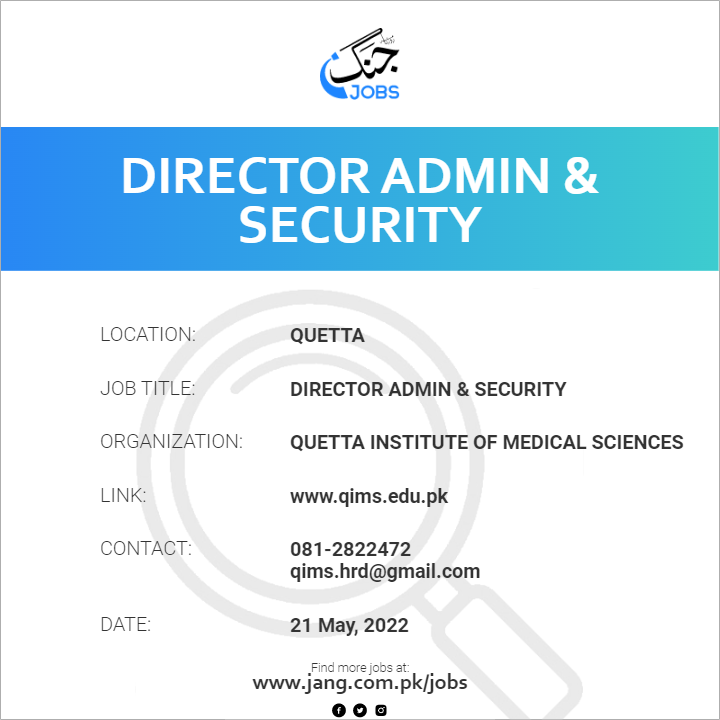 Director Admin & Security