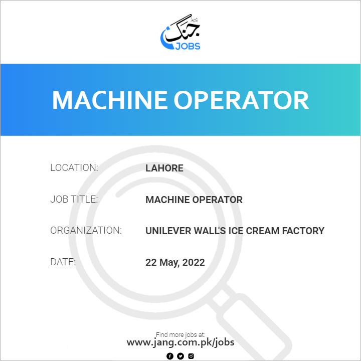 Machine Operator
