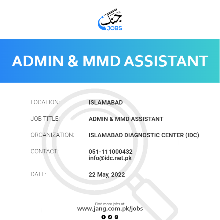 Admin & MMD Assistant