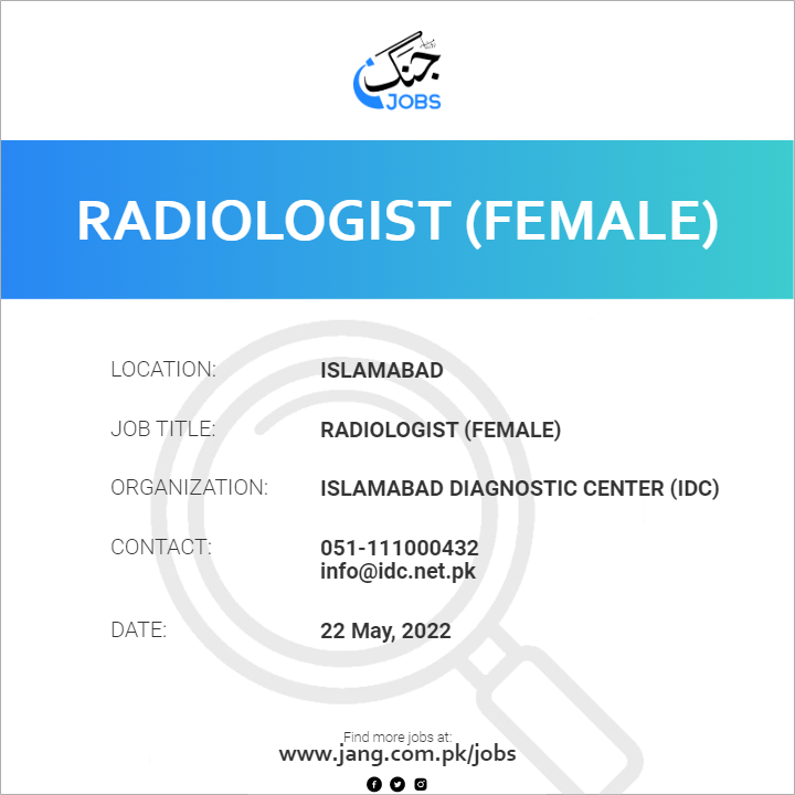 Radiologist (Female)