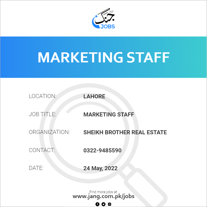 Marketing Staff