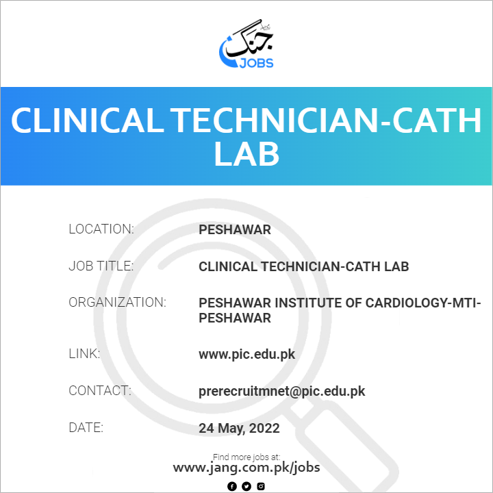 Clinical Technician-Cath Lab