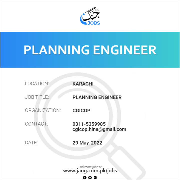 Planning Engineer